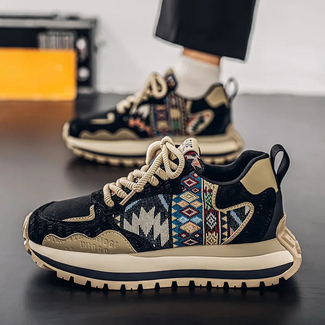 Selvara Unisex Sneakers med Snøring og Mesh