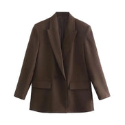 Catrina Dobbeltknappet Blazer – Klassisk Jakke med Lommer
