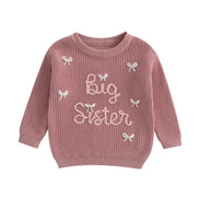 Bella Striktrøje med Broderi