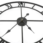 Ravento metal vægur – rund 40 cm med romertal