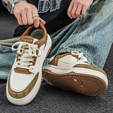 Pánske tenisky s platformovou podrážkou a šnúrkami – Varexon