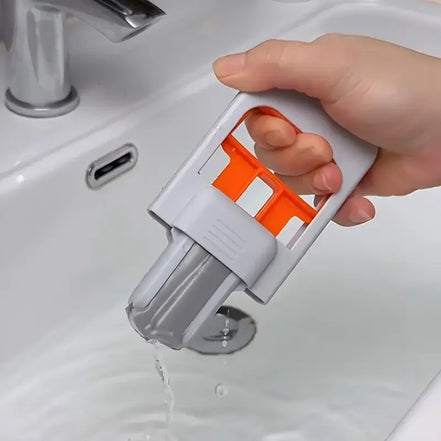 CleanLite Compact mini mop med teleskopskaft og mikrofiberhoved