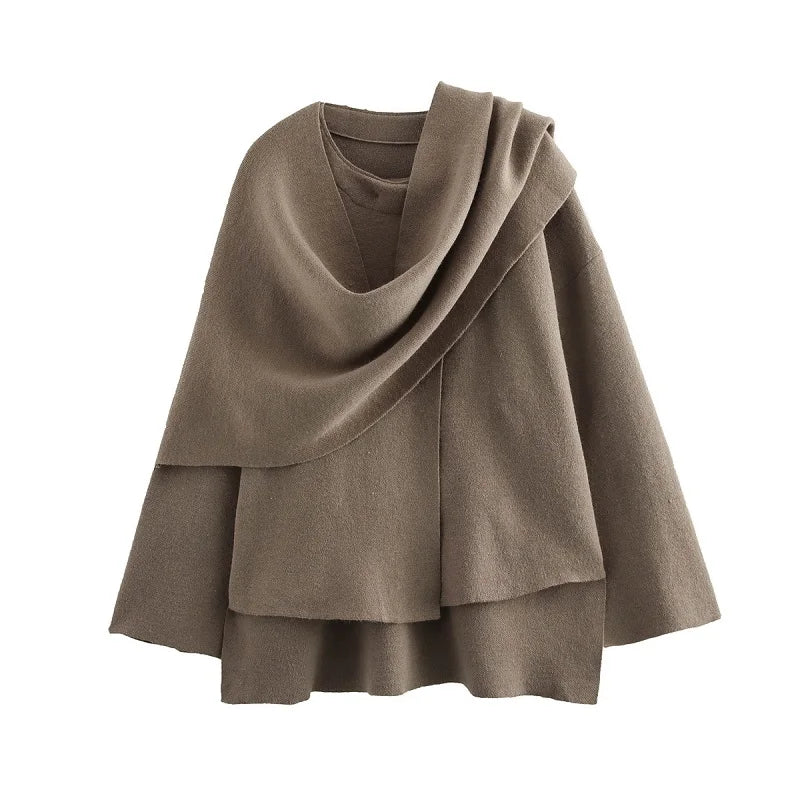 Elegant quiltet damekåbe med plysdetaljer