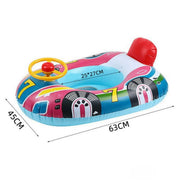 SplashRide nafukovací plavecký kruh – dětský kruh s designem auta
