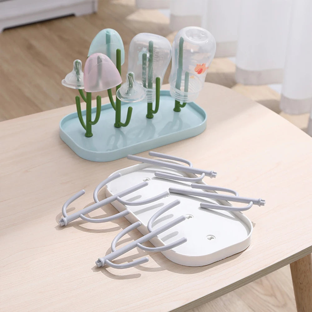 Luniva flaskedræn – baby tørrestativ med trædesign