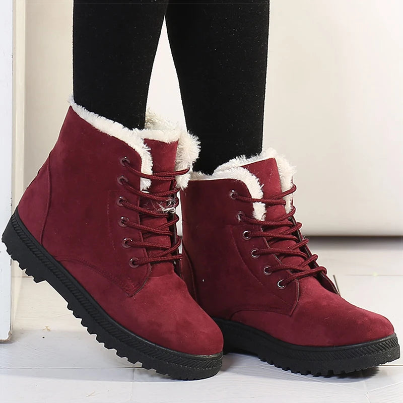 Kelda Vinter Ankelstøvler med Snørelukning