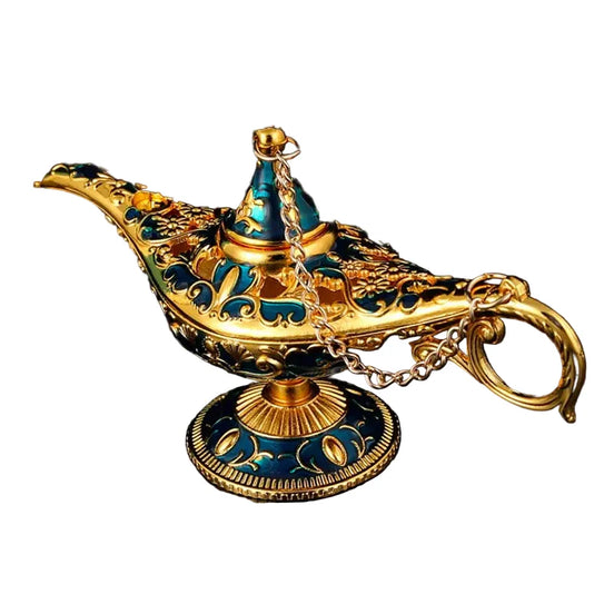 LumaArte lampka stołowa metalowa – dekoracyjny vintage design