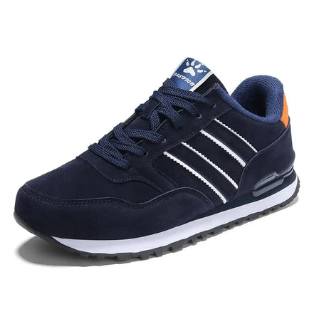 Kavion sneakers med snørelukning – herresko i tekstil med gummisål