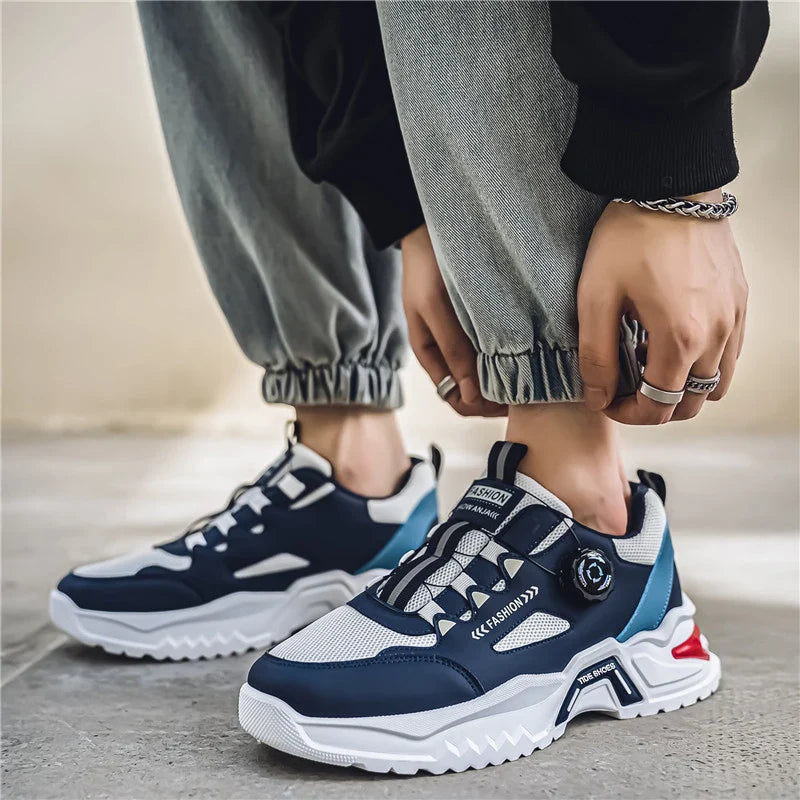 Zorvex Herre Sneakers med Drejelukning