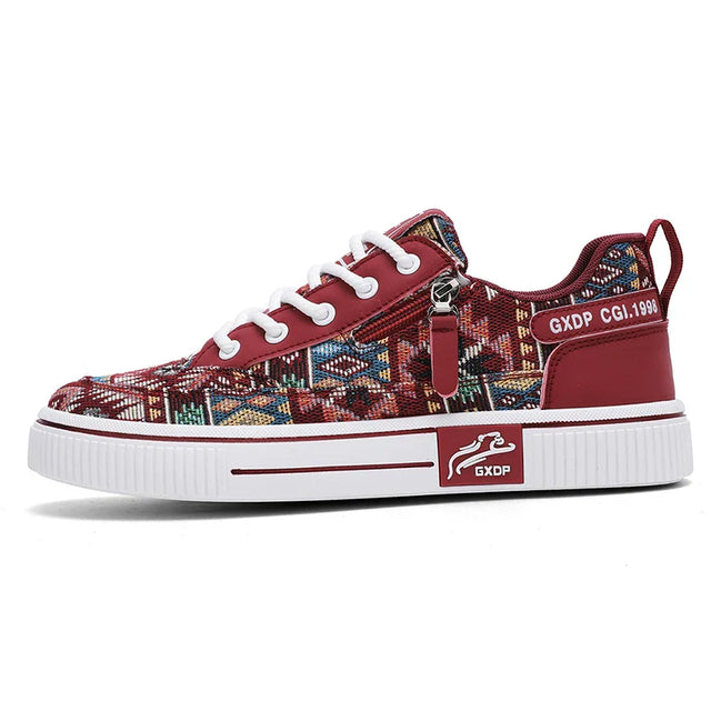 Virexo Herre Sneakers med Snøring og Mesh Overdel
