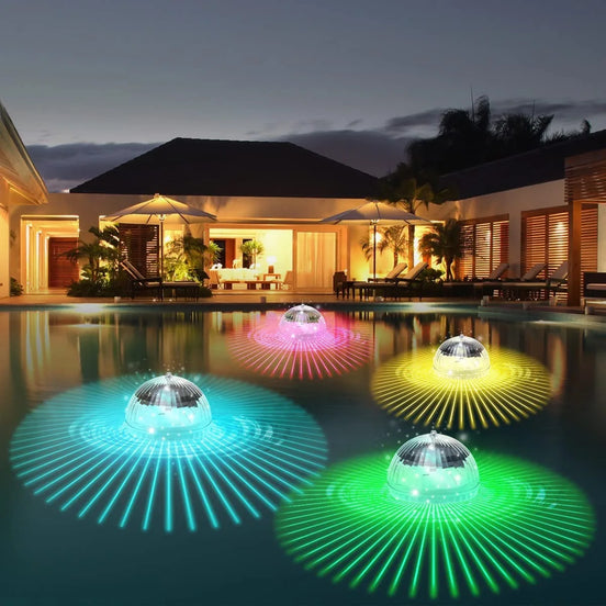 LumiFloat lampa solarna – pływająca lampa LED do basenu i oczka wodnego