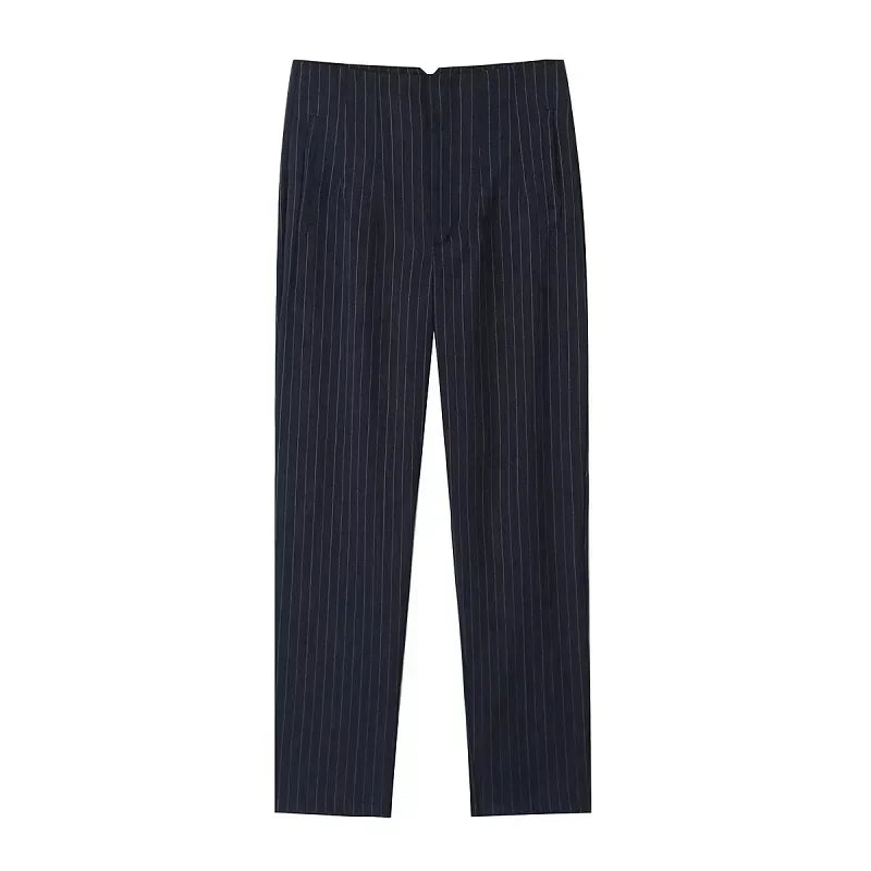 Sleek & Stylish – Cropped bukser med høj talje