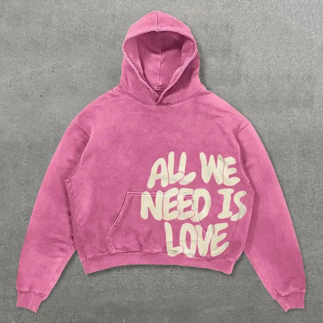 Statement Crop Hoodie – Unisex med Citater