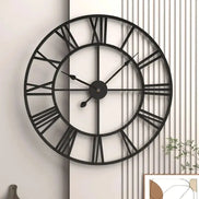Ravento metal vægur – rund 40 cm med romertal
