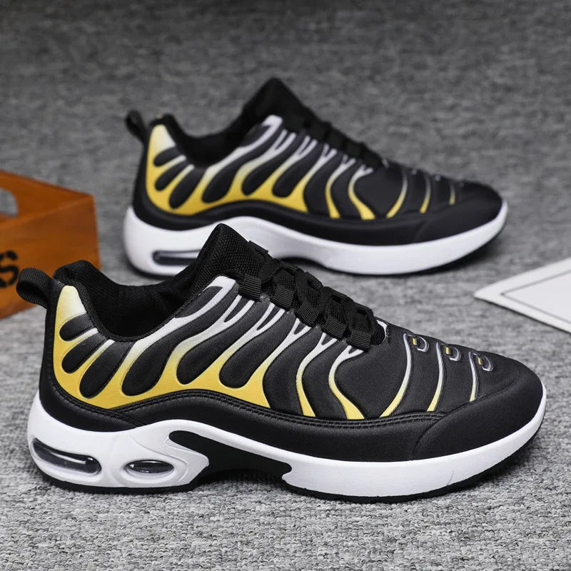 Torvex unisex sneakers med snørelukning – sko i tekstil med gummisål