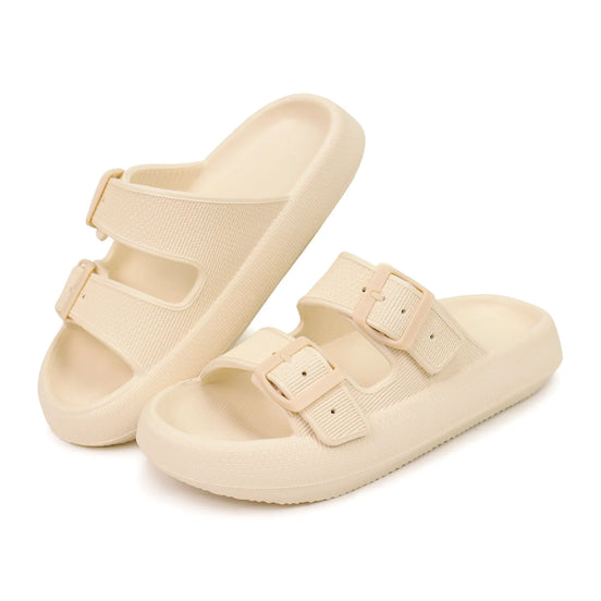 Torvessa Unisex Slides med Dobbeltrem og Justerbare Spænder