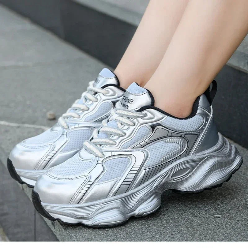 Sorella Komfortable Sneakers til Kvinder med Platformsål