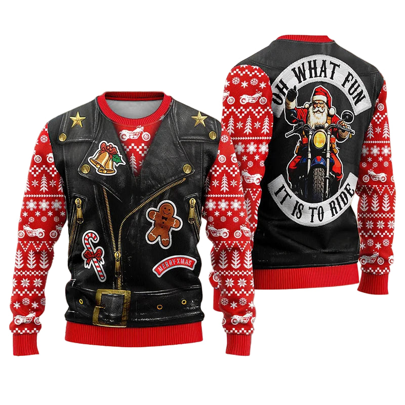 Jovrin unisex sweatshirt med julemotiv