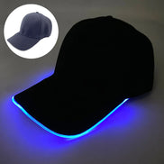 GlowPeak LED kasket – baseballkasket med LED-lys