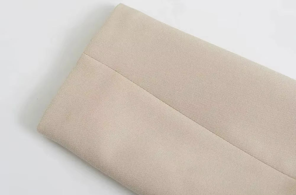 Catrina Dobbeltknappet Blazer – Klassisk Jakke med Lommer