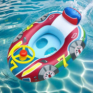 SplashRide nafukovací plavecký kruh – dětský kruh s designem auta