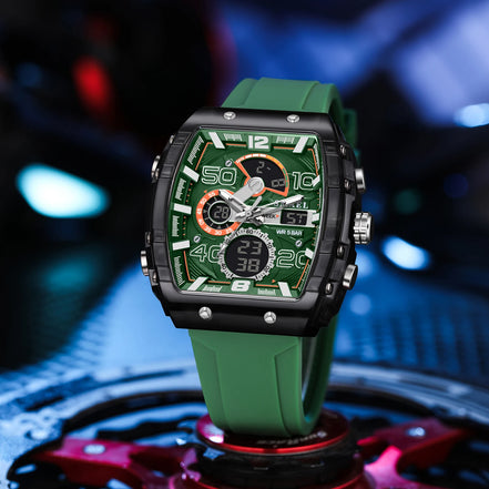 Kaviro Sport Watch – Digitalt dual-display ur med 5 ATM vandafvisning