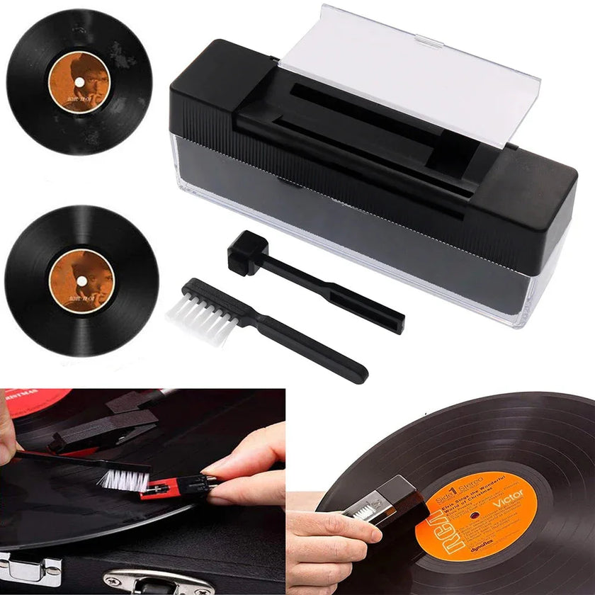 VinoraClean pladebørste – rengøringsbørste til vinylplader