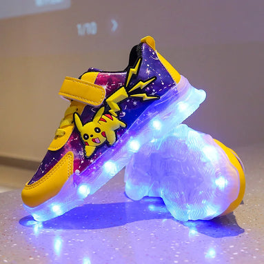 Virexo LED børnesneakers – hook & loop lukning
