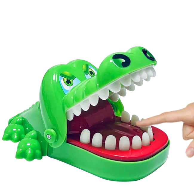 Crocano reaktionsspil – mekanisk krokodillelegetøj til indendørs brug
