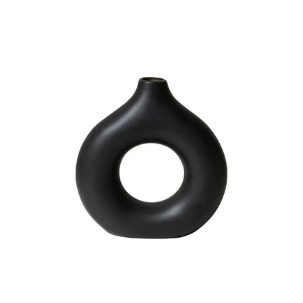 Lomira Dekovase med Rund Donutform og Åben Midte