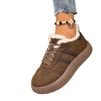 Flerma vinterstøvle – Foret ankelstøvle til kvinder