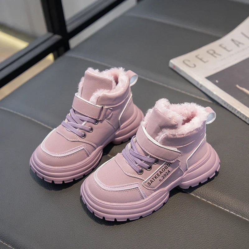 Elias Vinterstøvler med Velcro for Børn