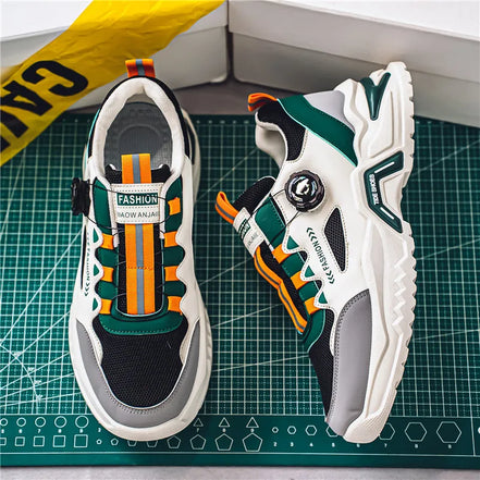 Zorvex Herre Sneakers med Drejelukning