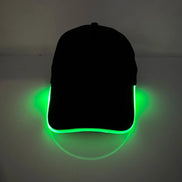 GlowPeak LED kasket – baseballkasket med LED-lys