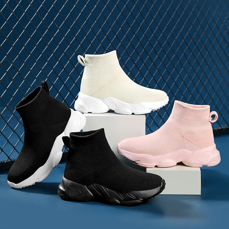 Aerixo børnesneakers med åndbart overmateriale og fleksibel sål