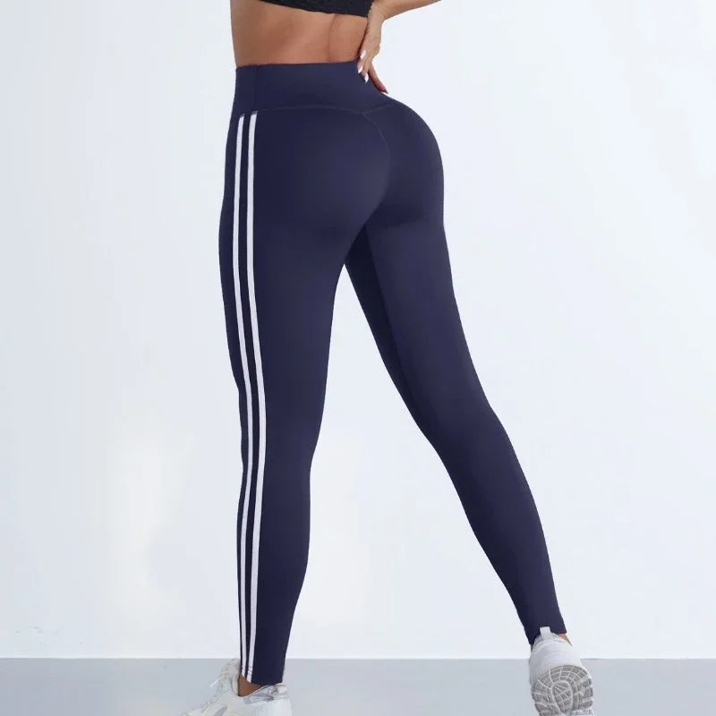 Almara Sømløse Leggings – Høj Talje med Struktureret Design