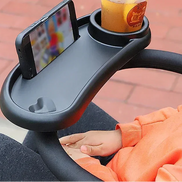 Barnevognsbakke med kopholder og mobilholder 3-i-1 – Nuvica