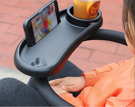 Barnevognsbakke med kopholder og mobilholder 3-i-1 – Nuvica