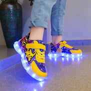 Virexo LED børnesneakers – hook & loop lukning
