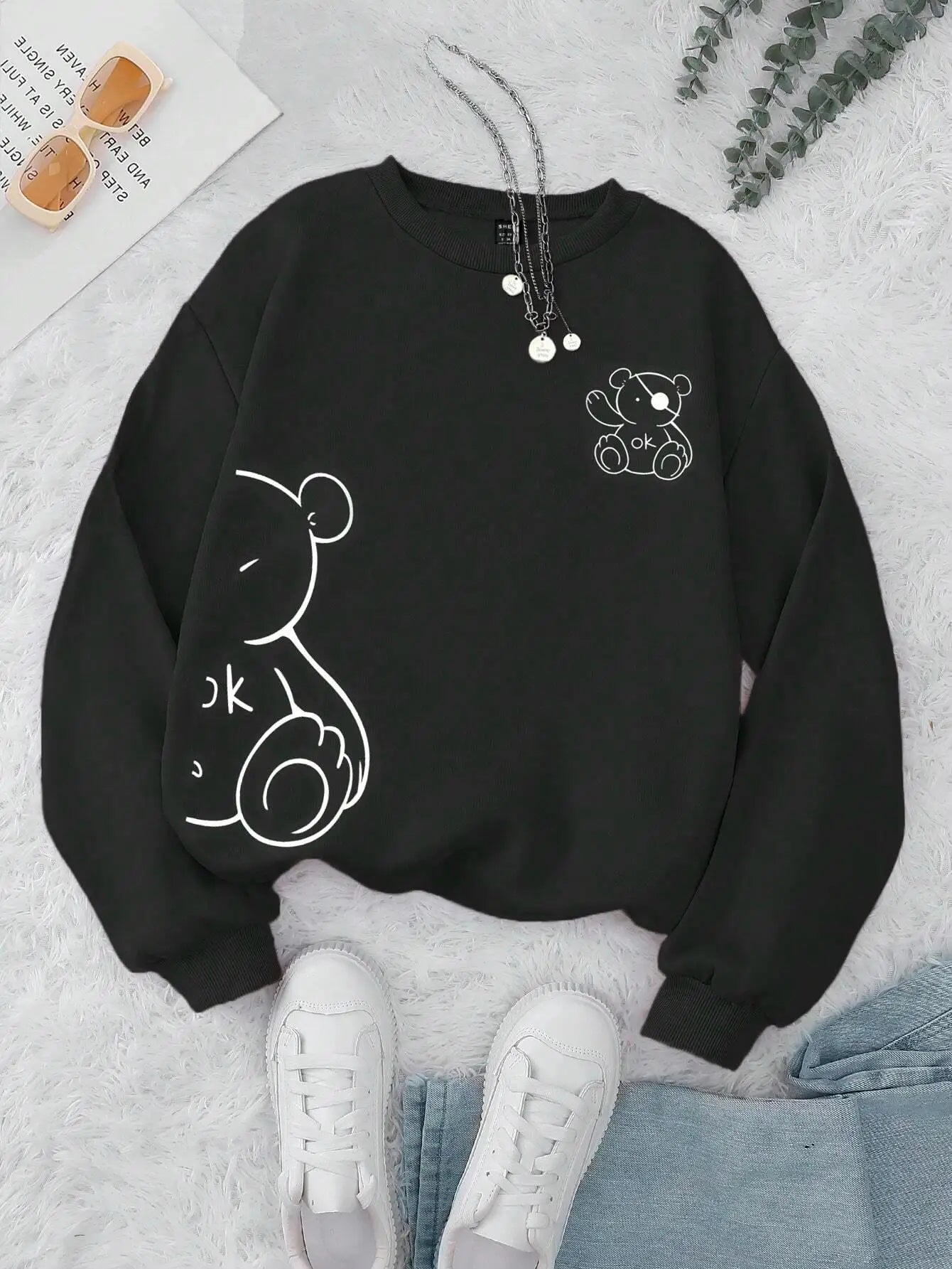 CatLine Sweater – Oversized Unisex