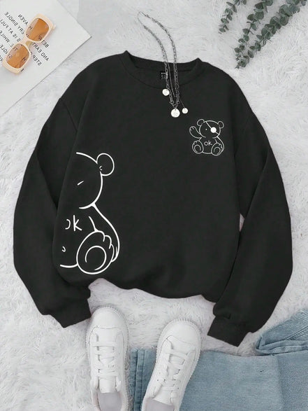 CatLine Sweater – Oversized Unisex