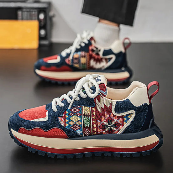 Selvara uniszex sneaker fűzővel és hálós felsőrésszel