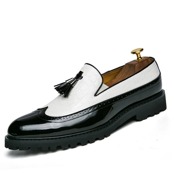 Varento férfi cipő slip-on kerek orral és gumitalppal