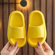 Solvani home slides – ensfarvede børneslippers
