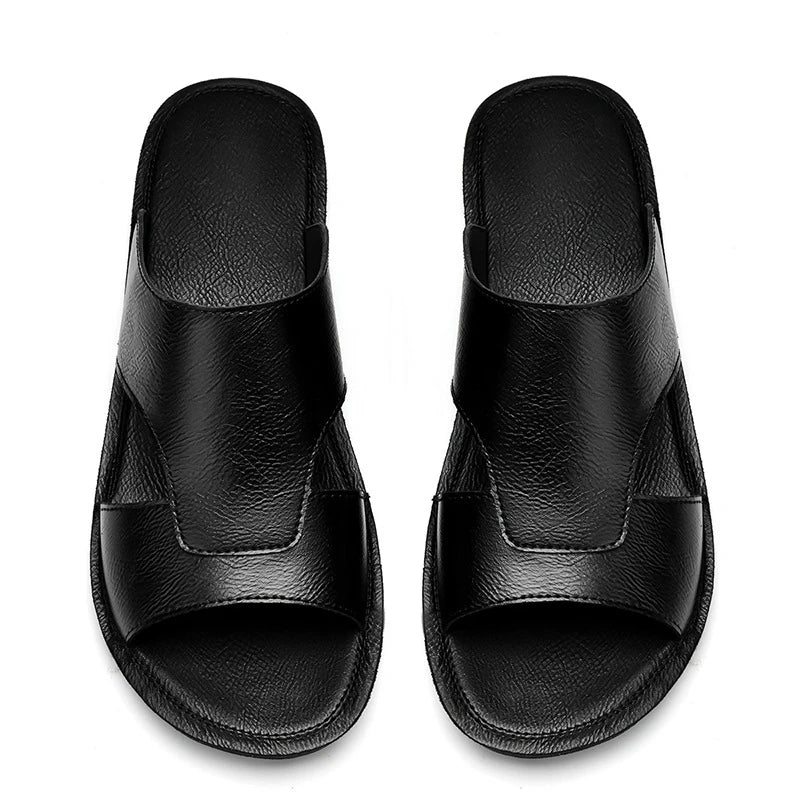 Solviro sandaler herre sommer flad sål slip-on design
