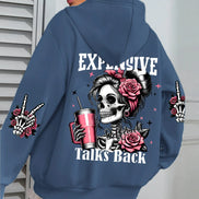 Expensive Talks hættetrøje – unisex sweatshirt med tryk
