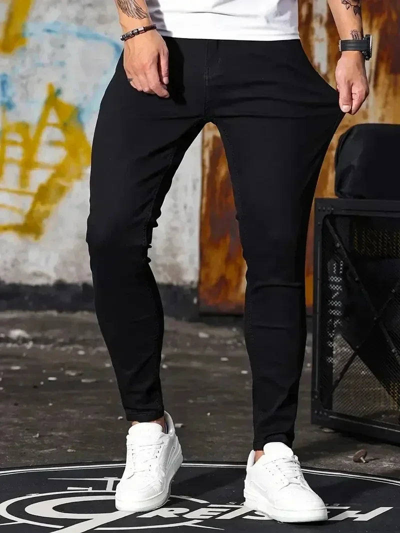 Torvian herrejeans med lige ben og medium talje