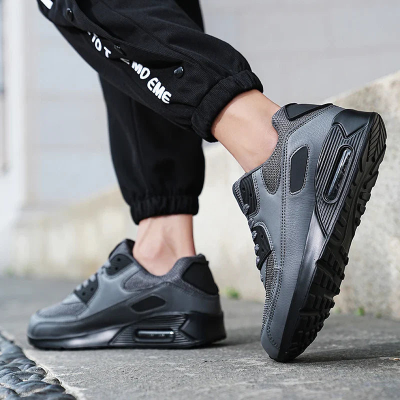 Orvex unisex sneakers i tekstil med snørelukning og profileret gummisål