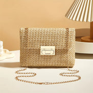 Klassisk skuldertaske i satchel-design