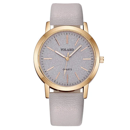 Virello Classic armbåndsur med læderrem